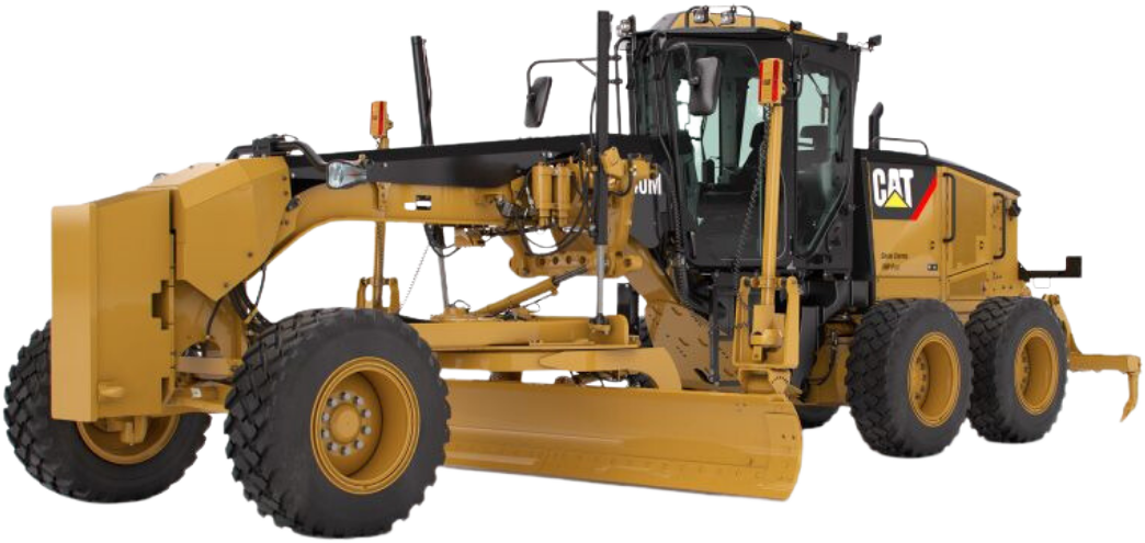 Grader image with white background